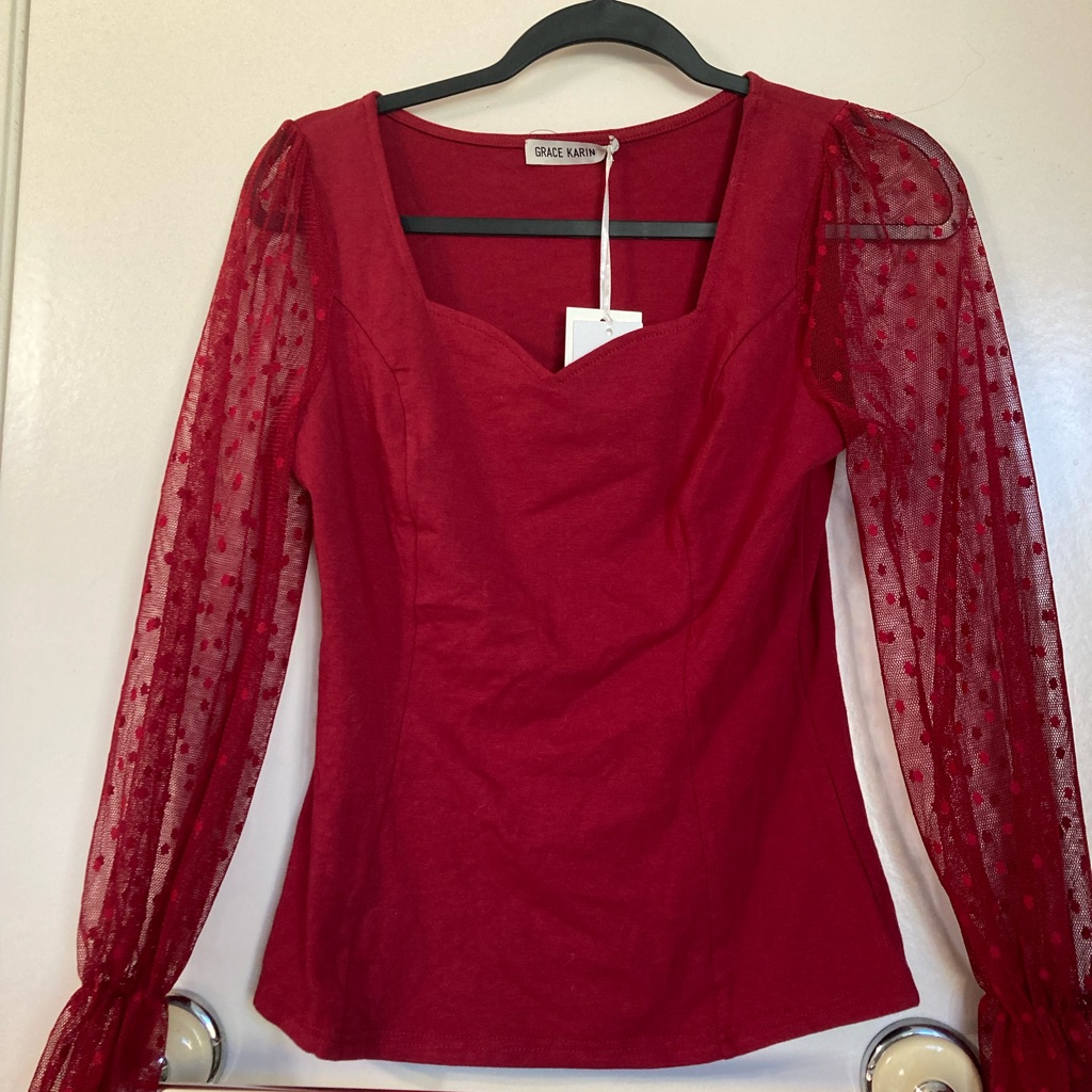 New Red Blouse